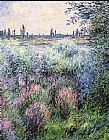 Seine Paintings - A Spot On The Banks Of The Seine by Claude Monet